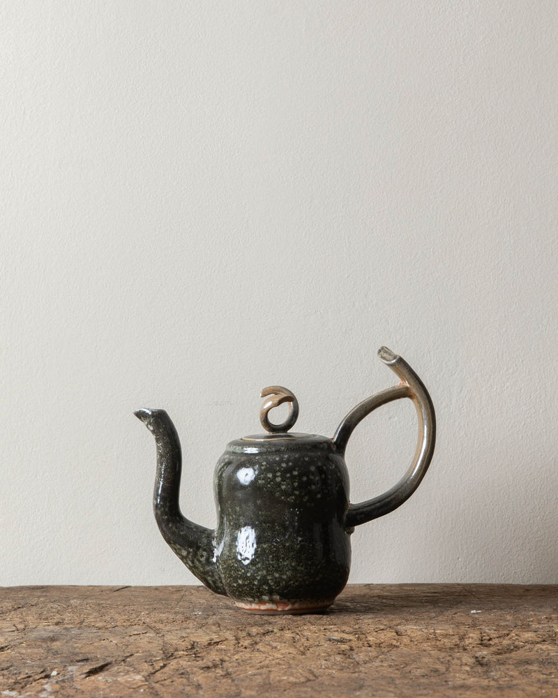 Brutalist Abstract Studio Pottery Teapot - Lone Fox