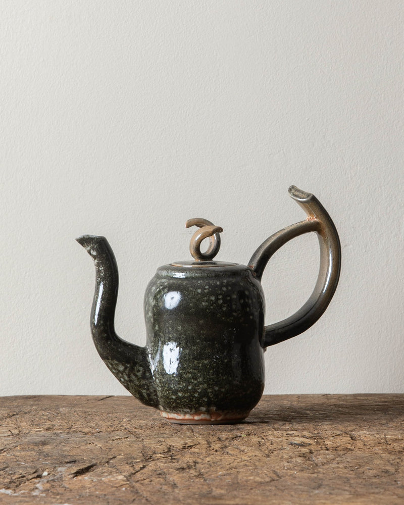 Brutalist Abstract Studio Pottery Teapot - Lone Fox