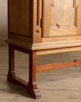 Brutalist Carved Oak Sideboard, Denmark, 1970's - Lone Fox