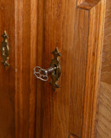 Brutalist Carved Oak Sideboard, Denmark, 1970's - Lone Fox