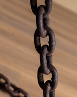 Brutalist Chain Link & Glass Side Tables, France, 1970's (2 Available) - Lone Fox