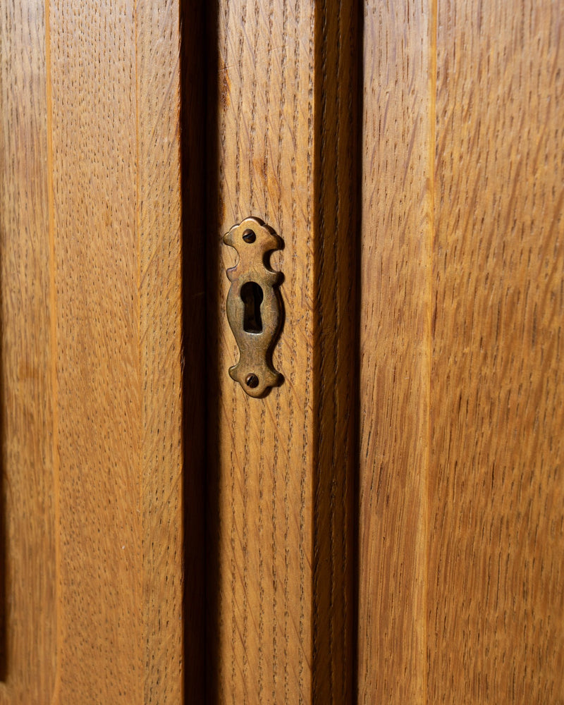 Brutalist Danish Oak Sideboard - Lone Fox