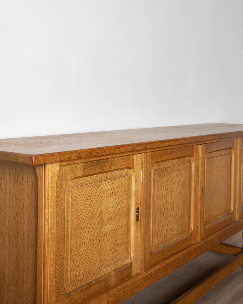 Brutalist Danish Oak Sideboard - Lone Fox