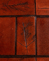 Brutalist Oak & Tile Coffee Table, Signed R. Blanchard, French, 1960s - Lone Fox