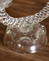 Bullicante Glass Candelabra Manner of Barovier & Toso, Italy, 1950's - Lone Fox