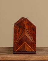 Burl Wood Inlaid Folding Book Troft, Europe, Early 20th Century - Lone Fox