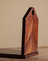 Burl Wood Inlaid Folding Book Troft, Europe, Early 20th Century - Lone Fox