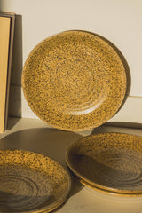 Set of 4 French Stoneware Plates