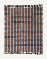 Candycorn Knotted Plaid Throw - Lone Fox