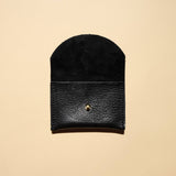 Cardholder - Black Leather - Lone Fox
