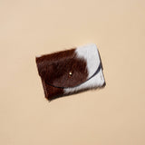 Cardholder - Brown + White Hair on Hide - Lone Fox