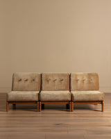 Carl Straub Style German Modular Lounge Sofa, Denmark, 1970s - Lone Fox