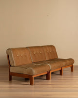 Carl Straub Style German Modular Lounge Sofa, Denmark, 1970s - Lone Fox