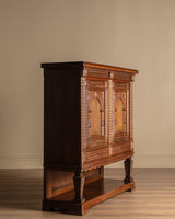 Carved Danish Oak Baroque Style Cabinet, 1950's - Lone Fox