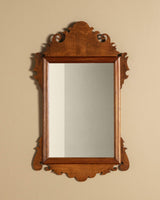 Carved Mahogany Chippendale Mirror, Late 20th Century - Lone Fox