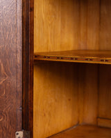 Carved Oak Sideboard w/ Crosshatch Motif, France, 1940's - Lone Fox
