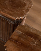 Carved Wood Pedestals, Italy, 1950's (2 Available) - Lone Fox