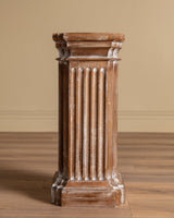 Carved Wood Pedestals, Italy, 1950's (2 Available) - Lone Fox