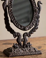 Cast Iron Seahorse Vanity Mirror - Lone Fox
