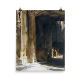 "Cathedral Interior" Art Print - Lone Fox