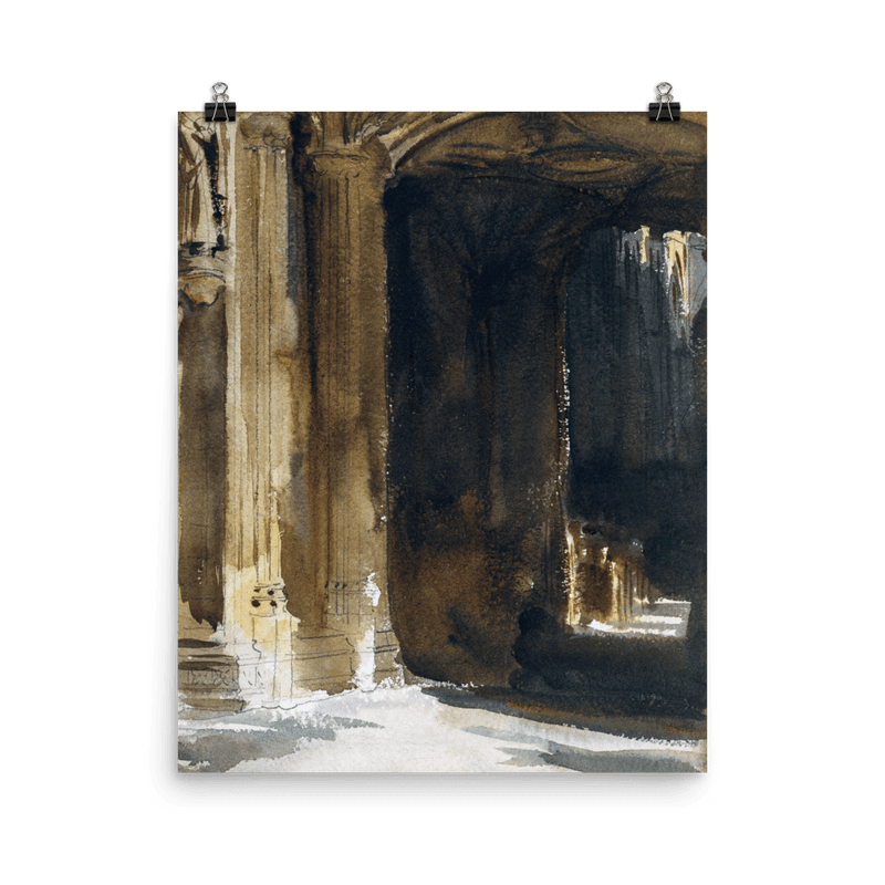 "Cathedral Interior" Art Print - Lone Fox