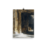 "Cathedral Interior" Art Print - Lone Fox