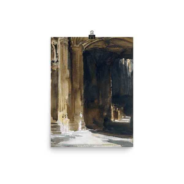 "Cathedral Interior" Art Print - Lone Fox