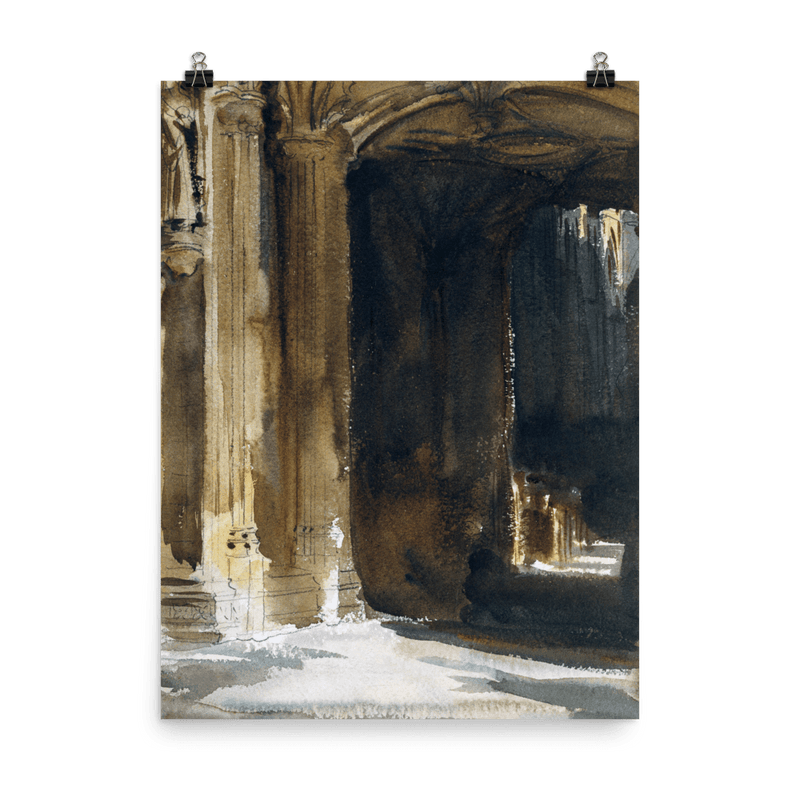 "Cathedral Interior" Art Print - Lone Fox