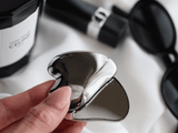 Heart Shape Compact Mirror: Gold