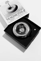 Chrome Incense Stone