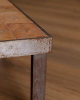 Ceramic Tile & Metal Coffee Table by Roger Capron, France, 1960s - Lone Fox