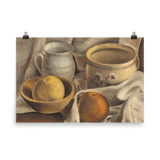 "Cermaic Pots & Apples" Art Print - Lone Fox