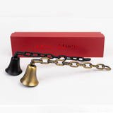 Chain Brass Candle Snuffer- Vintage/Black Flame Extinguisher: Bronze - Lone Fox