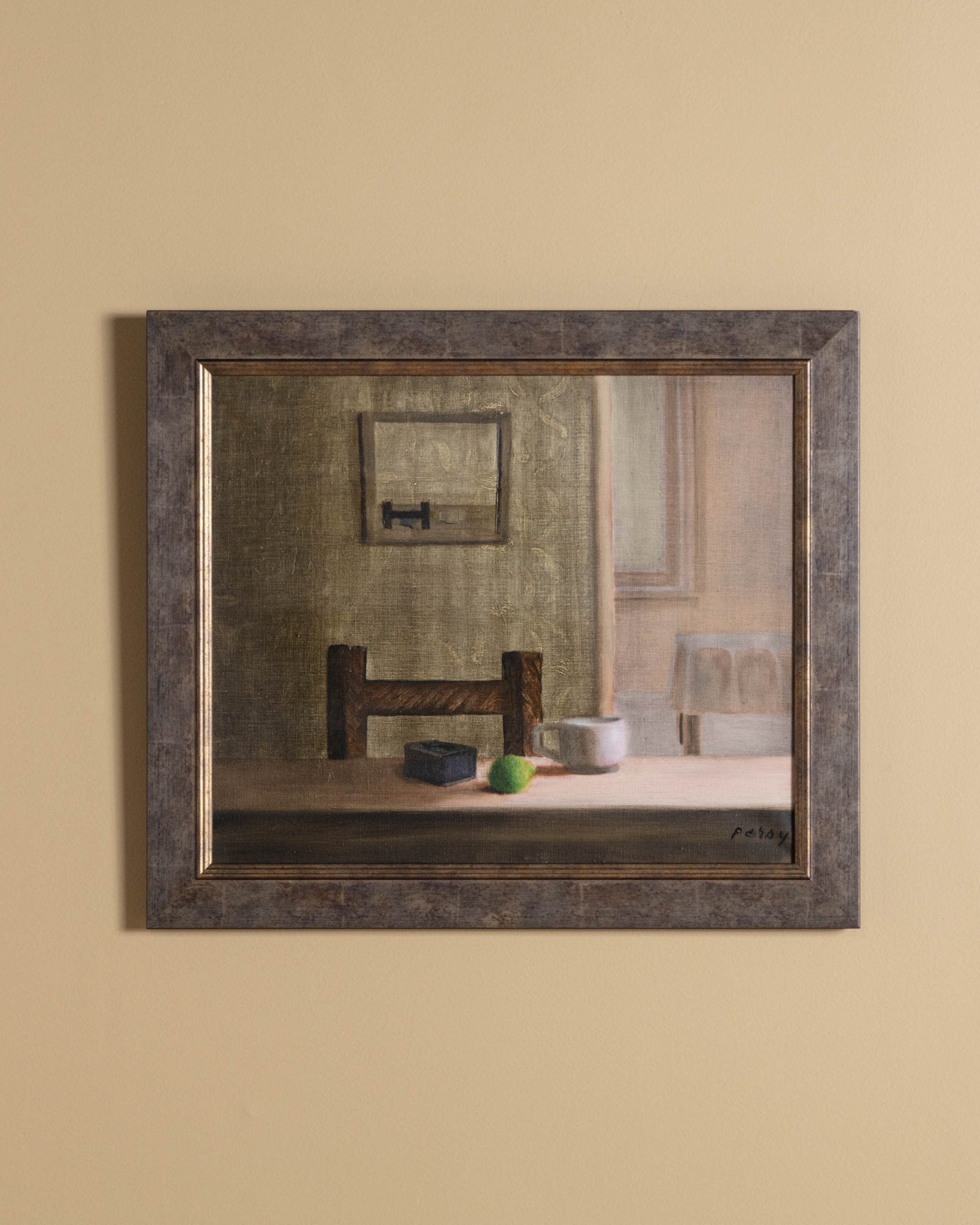 Chair & Mirror Still Life by Stan Poray, United States, 1920's - Lone Fox