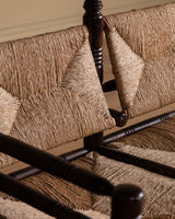 Charles Dudouyt Rope and Wood Bench, France, 1940s - Lone Fox