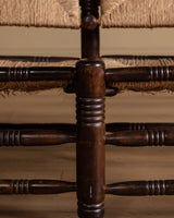 Charles Dudouyt Rope and Wood Bench, France, 1940s - Lone Fox