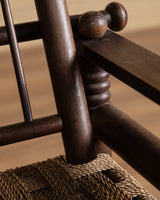 Charles Dudouyt Wood and Rope Armchair, France, 1950s - Lone Fox