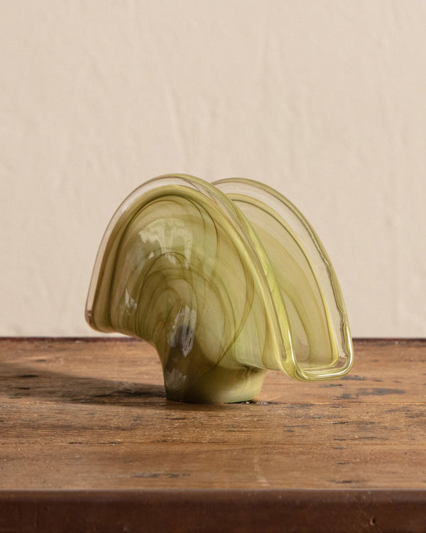 Chartruese Murano Glass Letter Holder, 1970's - Lone Fox