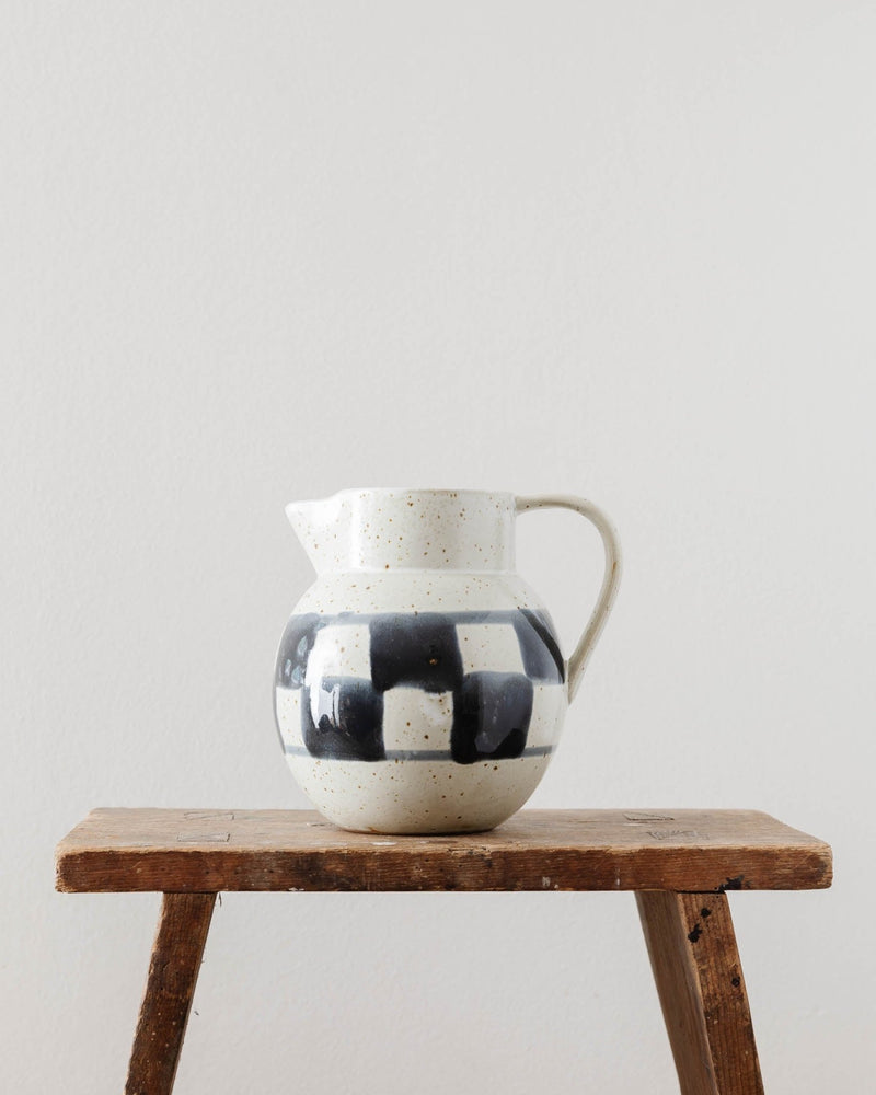 Checkmate Stoneware Pitcher I - Lone Fox