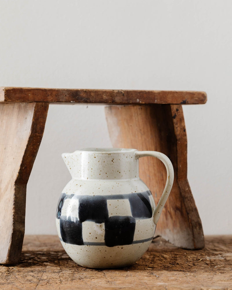 Checkmate Stoneware Pitcher I - Lone Fox