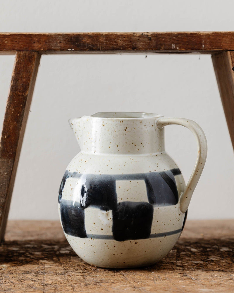 Checkmate Stoneware Pitcher I - Lone Fox