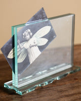 Chipped Base Glass Picture Frame, Italy, 1950's - Lone Fox