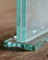 Chipped Base Glass Picture Frame, Italy, 1950's - Lone Fox