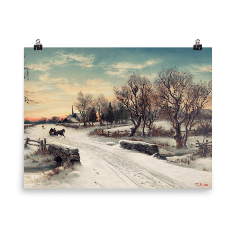 "Christmas Morn" Art Print - Lone Fox