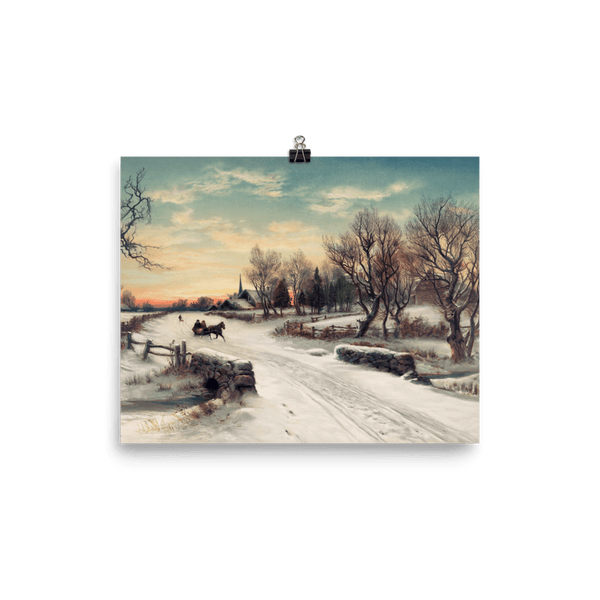 "Christmas Morn" Art Print - Lone Fox