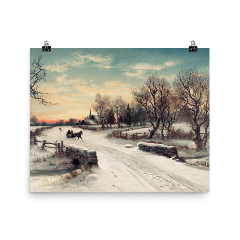 "Christmas Morn" Art Print - Lone Fox