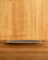 Chrome & Brass Handle Tray - Lone Fox