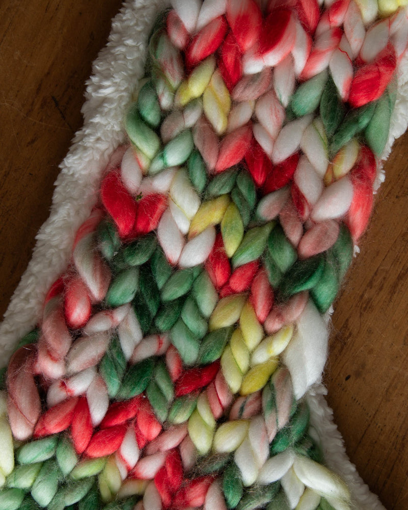 Chunky Knit Stocking - Lone Fox