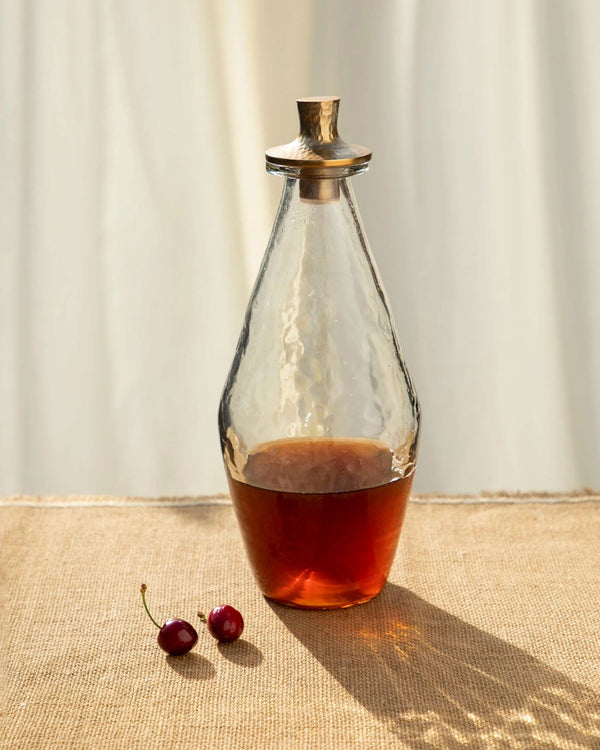 Classic Hammered Glass Decanter - Lone Fox