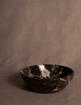 Classic Large Marble Bowl - Red Zebra Marble - Levanto - Lone Fox